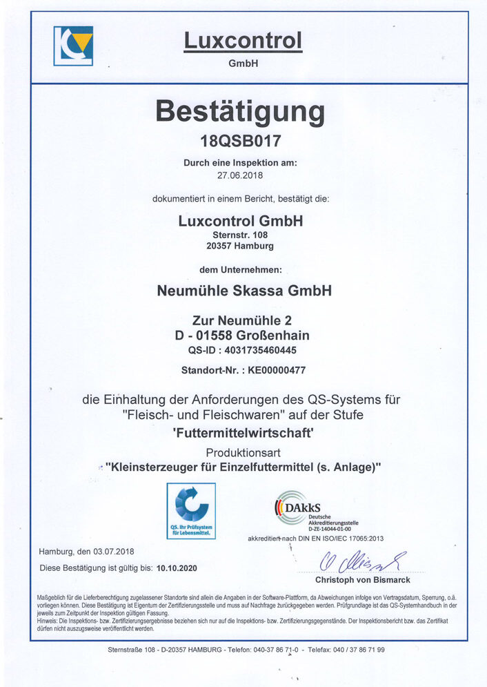 QS-Teilnehmer QS-Teilnehmer